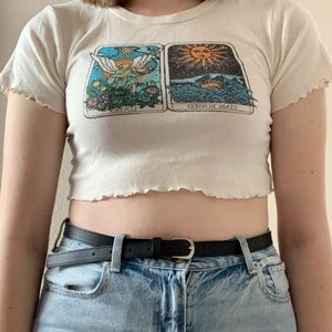 Urban Outfitters Tarot Card Cropped Tee